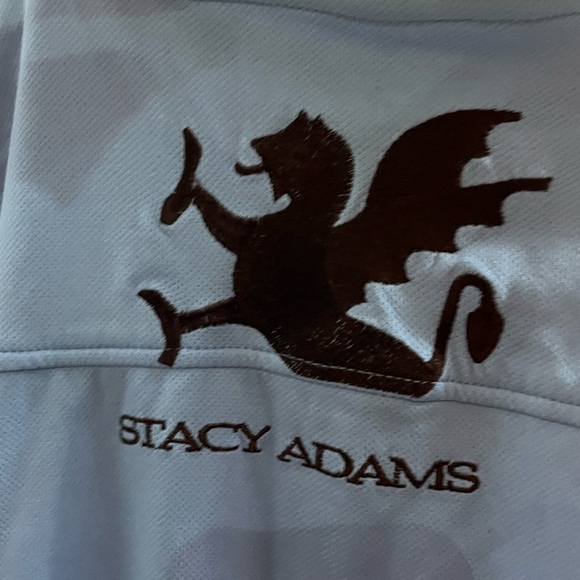 Stacy Adam’s Light Blue Zip Up Track Jacket Sz XL Men - Picture 3 of 6